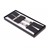 TR-LN204-4P · Bretelle puntini nero 4 clips · Nero e Bianco · 29,95€