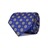 TS-2119-02 · Cravate en sergé avec fleurs bleues · Bluette · 39,90€