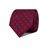TS-2121-10 · Cravate en twill rouge avec fleurs · Rouge foncé · 49,90€