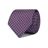 TS-2122-08 · Cravate en twill géométrique fuchsia · Fucsia et Bleu · 49,90€