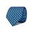 TS-2123-03 · Cravate en twill bleu avec des tortues · Bleu · 49,90€