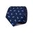 TS-2126-02 · Cravate en twill avec gouttes bleues · Bleu · 49,90€