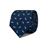 TS-2126-04 · Cravate en twill avec gouttes vertes · Bleu et Vert clair  · 49,90€