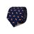 TS-2126-11 · Cravate en twill avec gouttes orange · Bleu et Orange · 49,90€