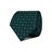 TS-2127-04 · Cravatta in twill verde con fiori · Verde · 49,90€