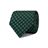 TS-2130-04 · Cravatta in twill verde con fiori · Verde e Celeste · 49,90€