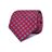 TS-2135-10 · Corbata de twill roja con flores celestes · Rojo y Celeste · 49,90€