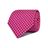 TS-2140-08 · Cravatta in twill rosa con cerchi bianchi · Rosa e Bianco · 49,90€