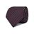 TS-2143-12 · Bordeaux twill geometric tie · Burgundy · 49.90€