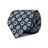 TS-280426-00 · Cravate en twill noire avec des hexagones · Noir · 49,90€