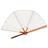 VF223 · Éventail en Lin - Noray Sable · Beige et Blanc · 75,00€