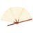 VF225 · Éventail en Lin - Noray Limón · Jaune et Blanc · 75,00€