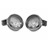 X024-00 · Boutons de manchette cristal noir · Noir et Blanc · 19,90€