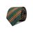 Y-DNH-1326-04 · Cravate en soie à rayures · Vert · 59,00€