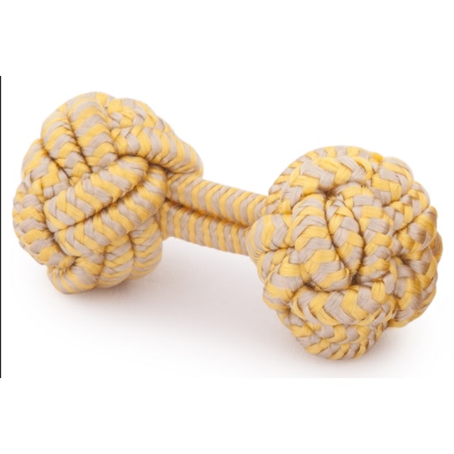 RAYON KNOT CUFFLINKS YELLOW AND BEIGE COLORS