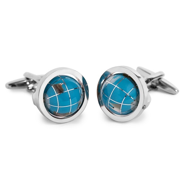 GLOBE CUFFLINKS