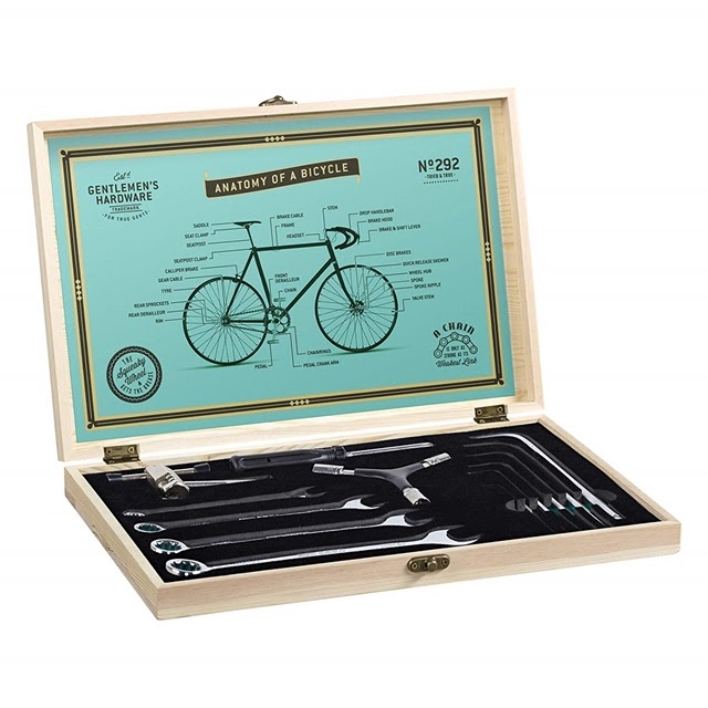 GEN292-Kit de Herramientas para Bicicleta (16 Piezas)  Gentleman´s Hardware