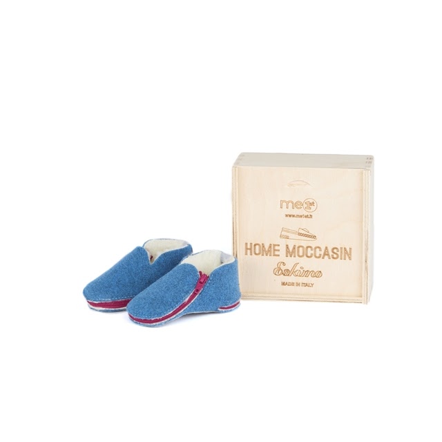Home Moccasin Baby Azul · 15-16