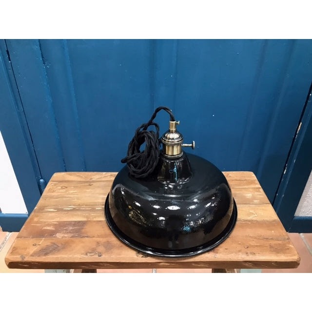 Lámpara porcelana Negro - 82344