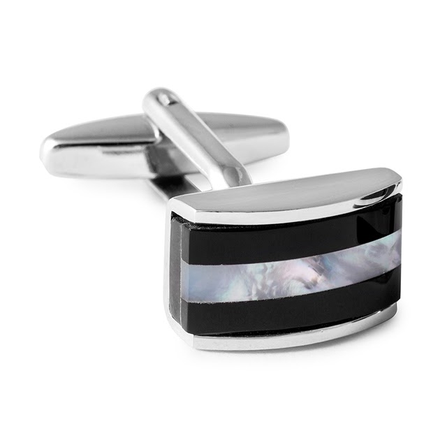 STONE RECTANGULAR CUFFLINKS